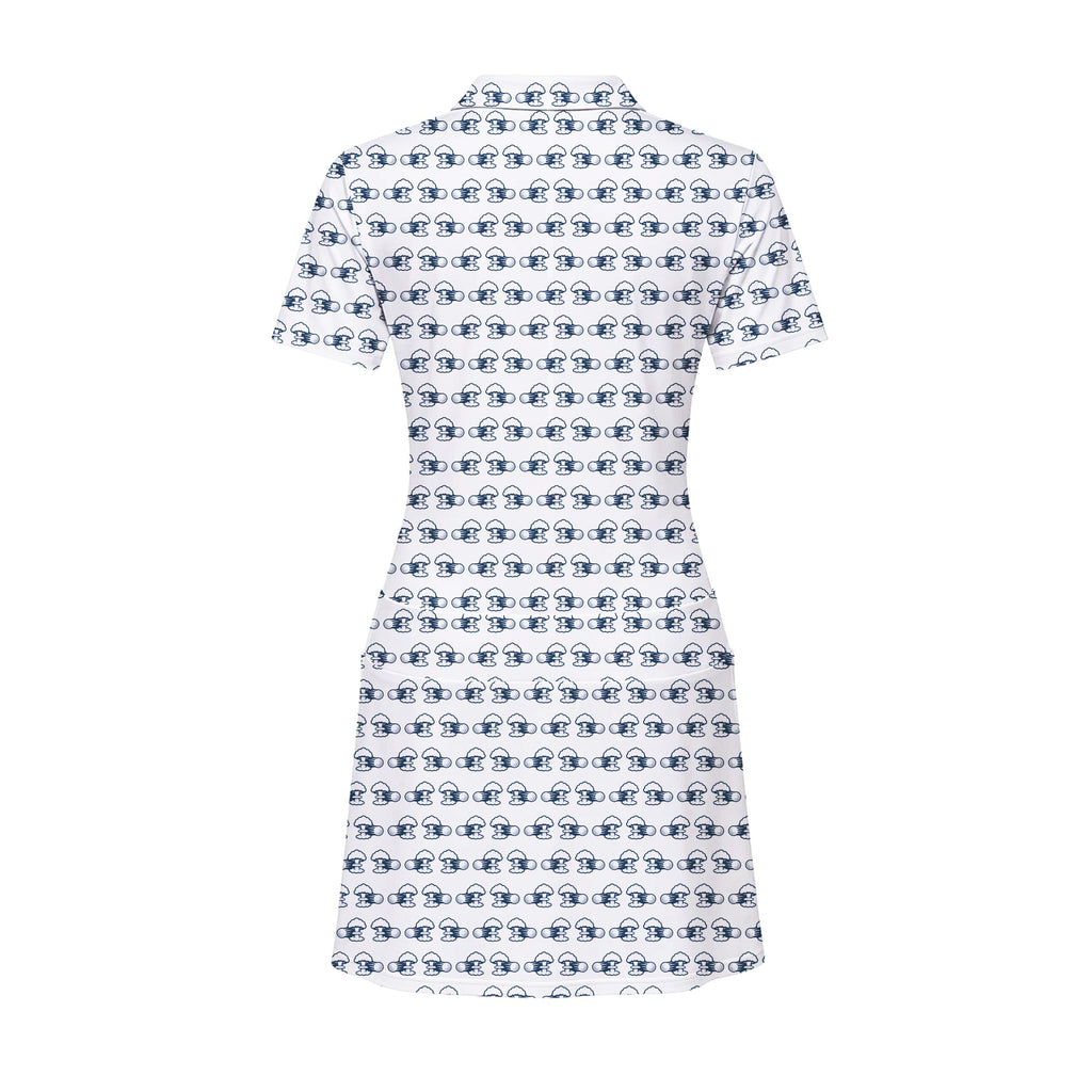 Total Tee Destruction Short Sleeve Golf Dress - Back
