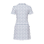 Total Tee Destruction Short Sleeve Golf Dress - Back