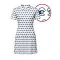 Total Tee Destruction Short Sleeve Golf Dress - Detail Close-up
