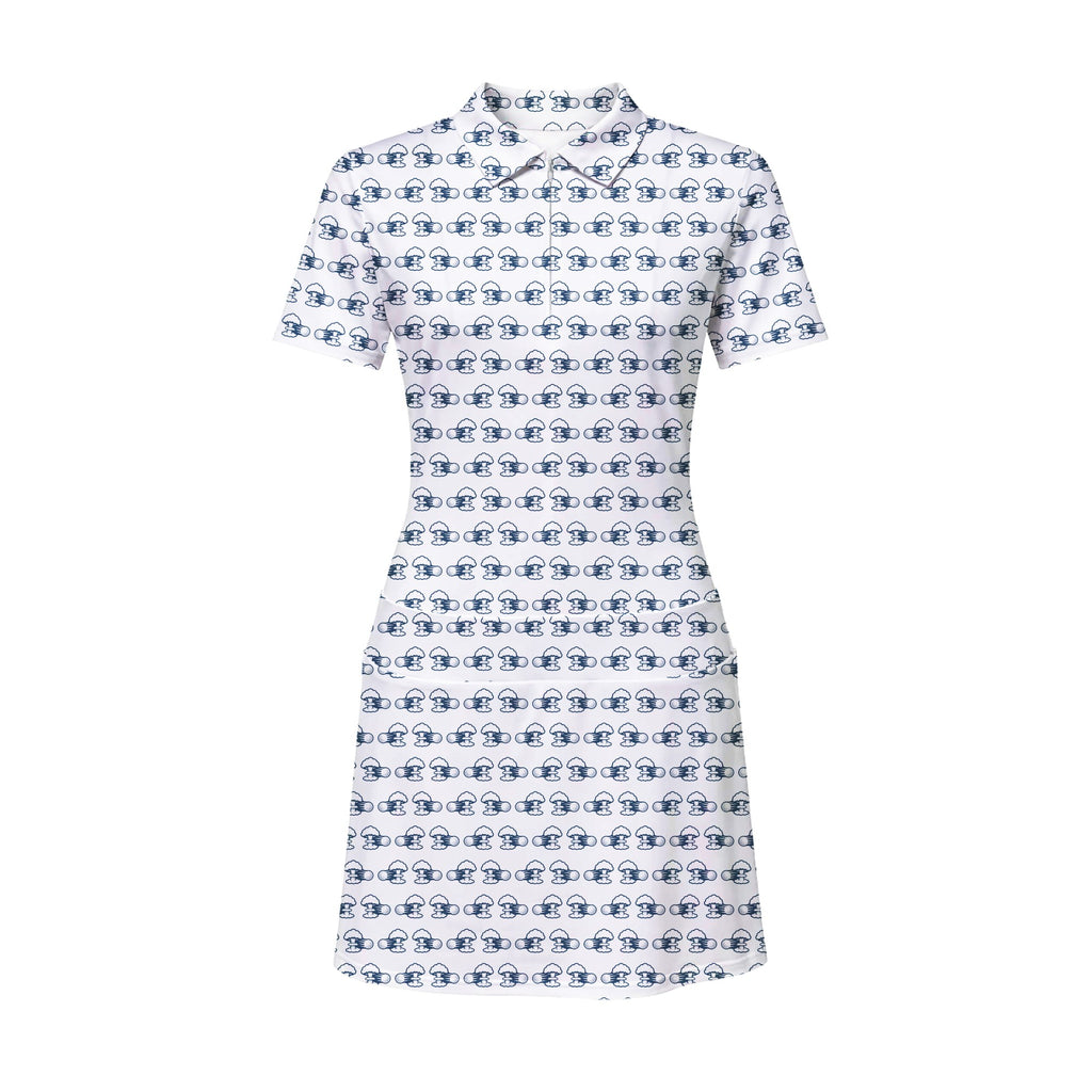 Total Tee Destruction Short Sleeve Golf Dress - Front