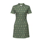 Buck Season Birdie Short Sleeve Golf Dress - Front