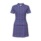 Synthwave Bogey Sun Short Sleeve Golf Dress - Front