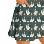 Birdie Salute Short Sleeve Golf Dress - Skirt Close-up