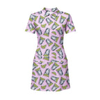 Cocktail Tequila With Lime Short Sleeve Dress