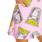 Cocktail Tequila With Lime Short Sleeve Dress