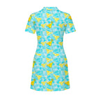 Margarita Cocktail Hello Summer Short Sleeve Dress