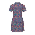 Amazing Circus women's short sleeve golf dress, back flat lay
