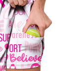 Be Strong Pink Short Sleeve Dress