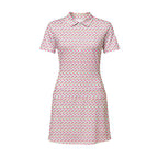 Sweet Peach Charm Short Sleeve Dress
