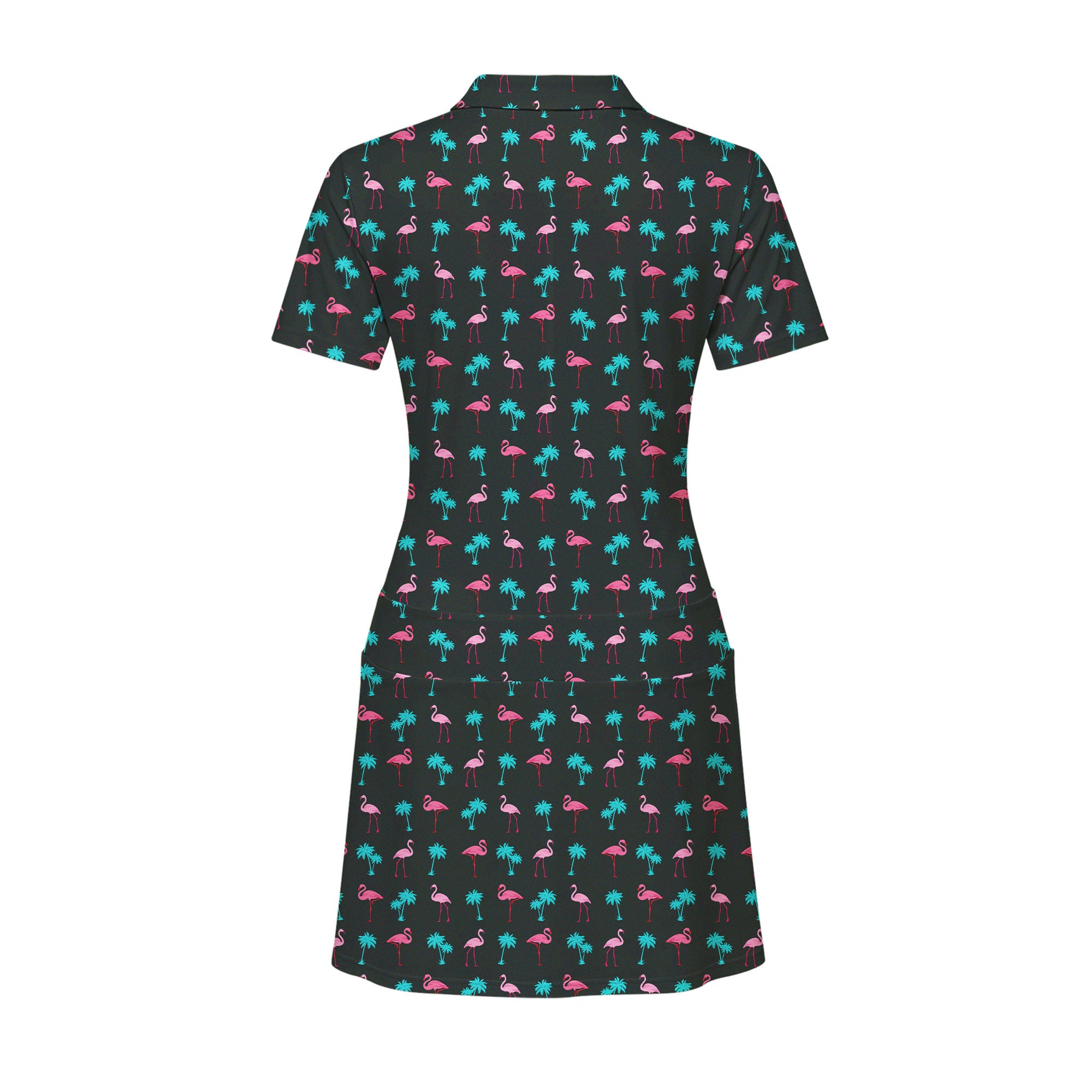 Flamingo Short Sleeve Dress