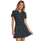 Flamingo Short Sleeve Dress