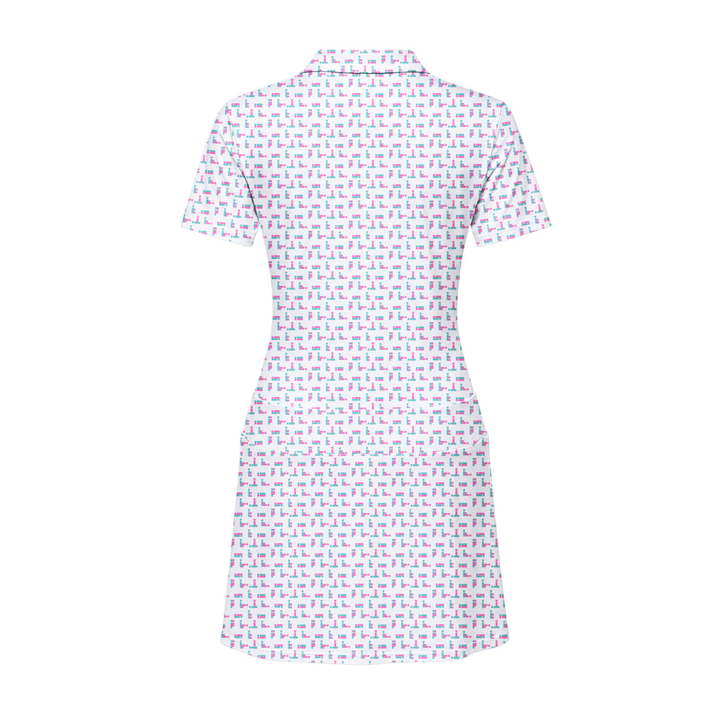 Puzzle Lovers Short Sleeve Dress