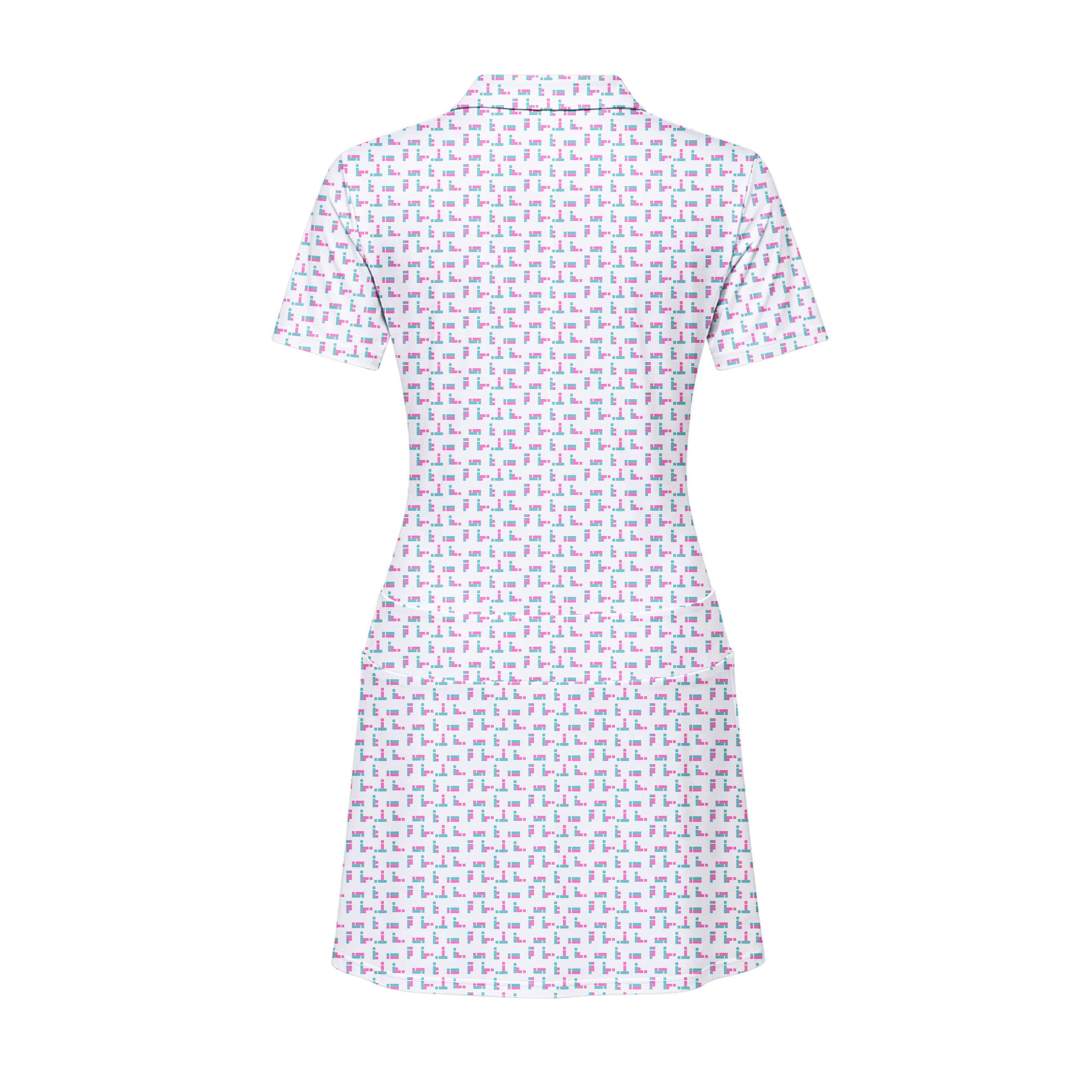 Puzzle Lovers Short Sleeve Dress