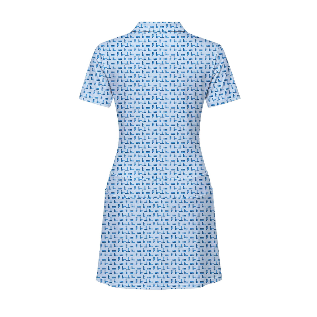 Puzzle Lovers Short Sleeve Dress