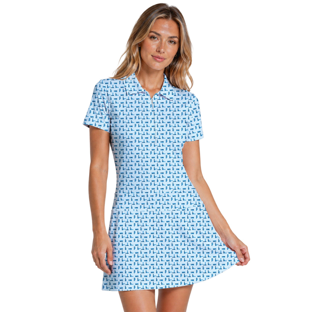 Puzzle Lovers Short Sleeve Dress