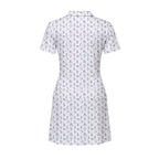 Stick Figures Playing Golf Short Sleeve Dress