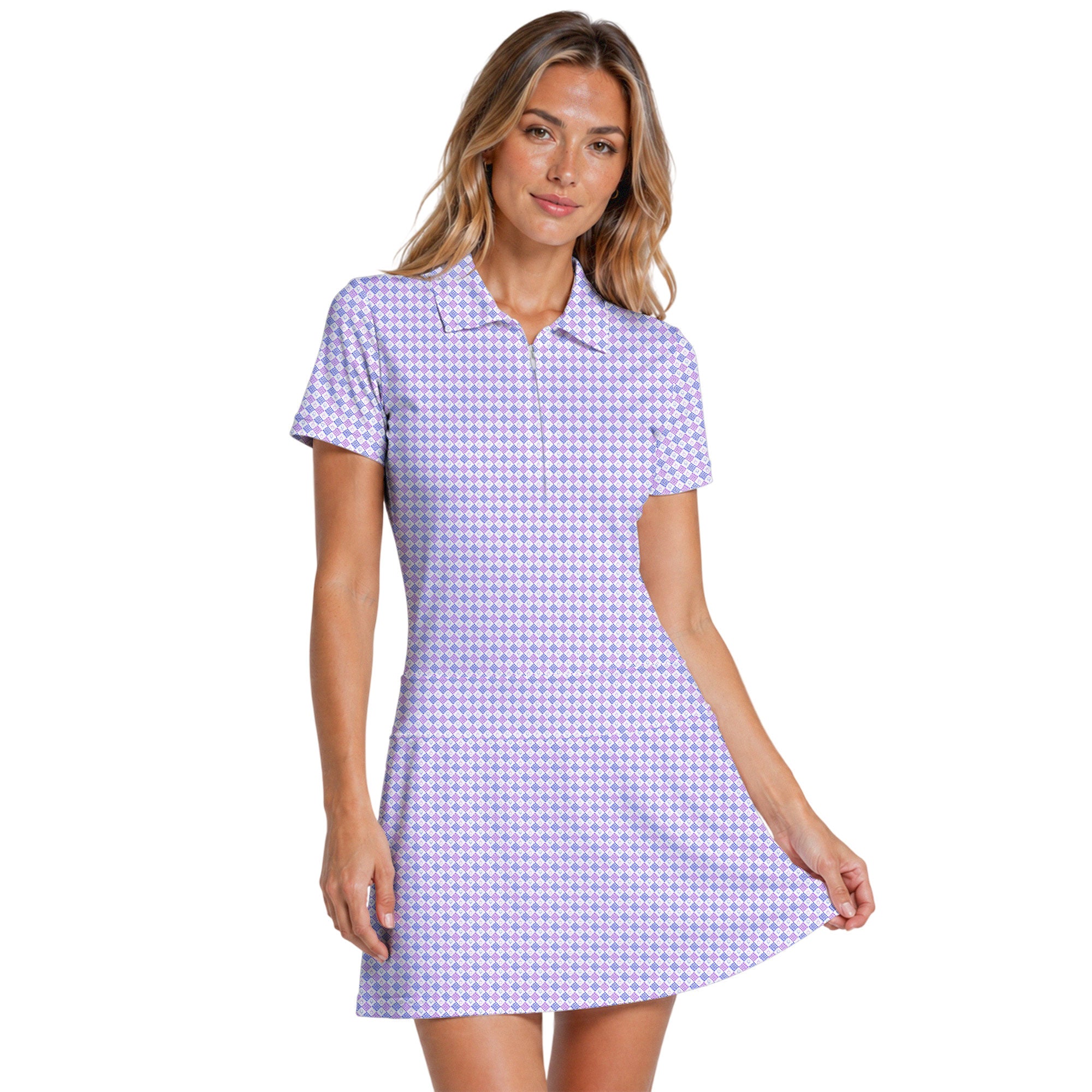 Polite Flip-Off Short Sleeve Dress