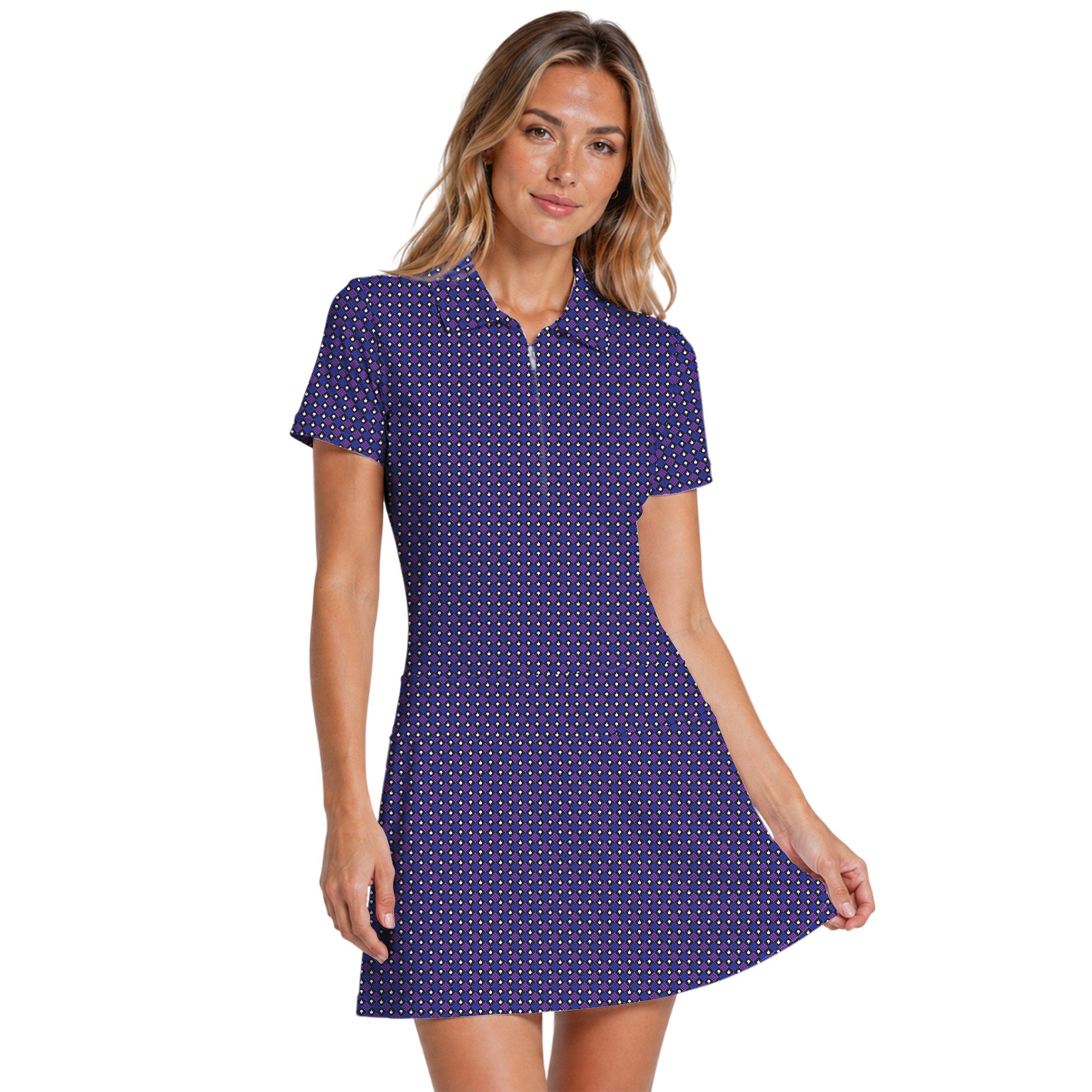 Polite Flip-Off Short Sleeve Dress