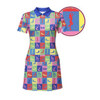 Peep Show Short Sleeve Dress