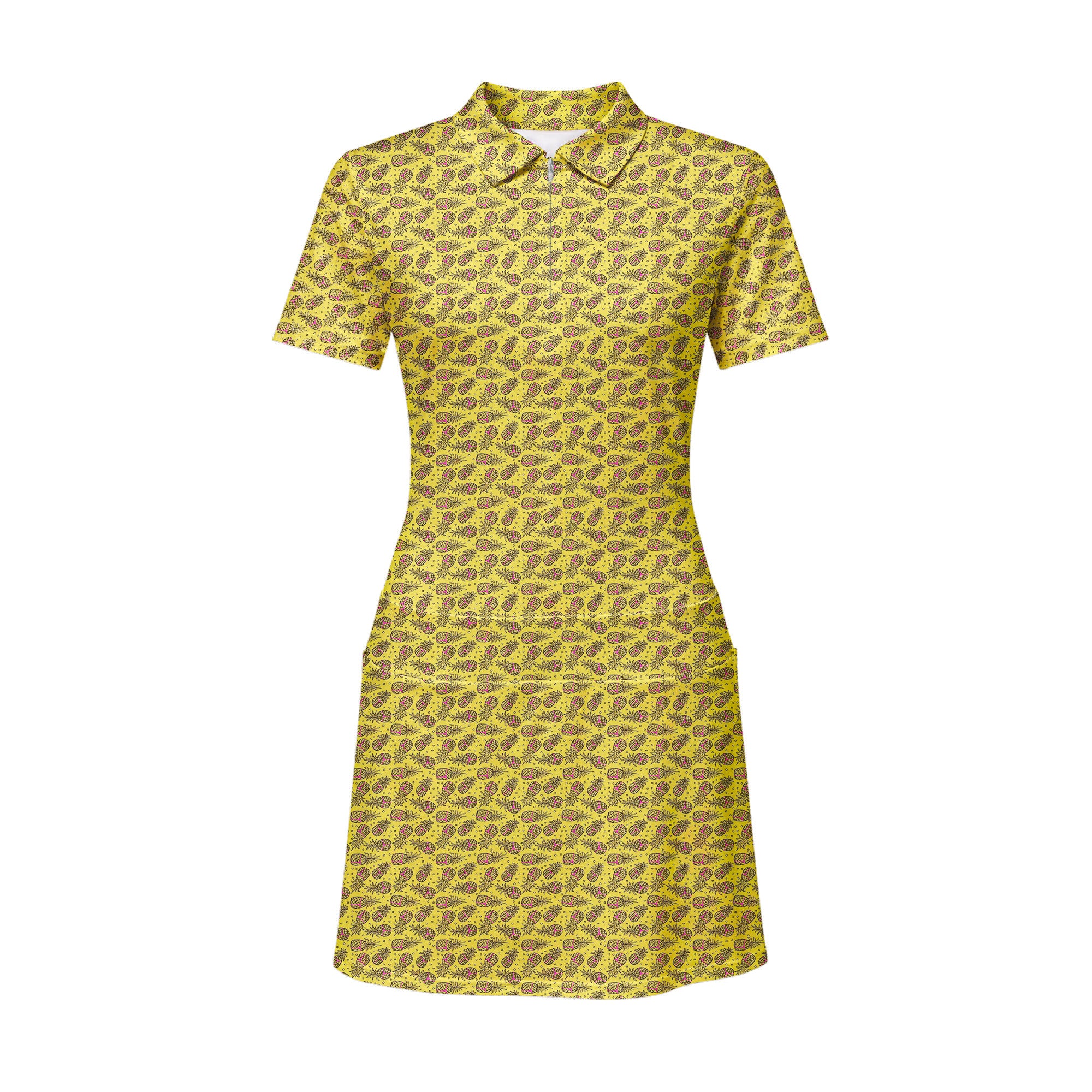 Pineapple Slut Short Sleeve Dress