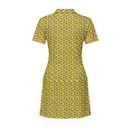 Pineapple Slut Short Sleeve Dress
