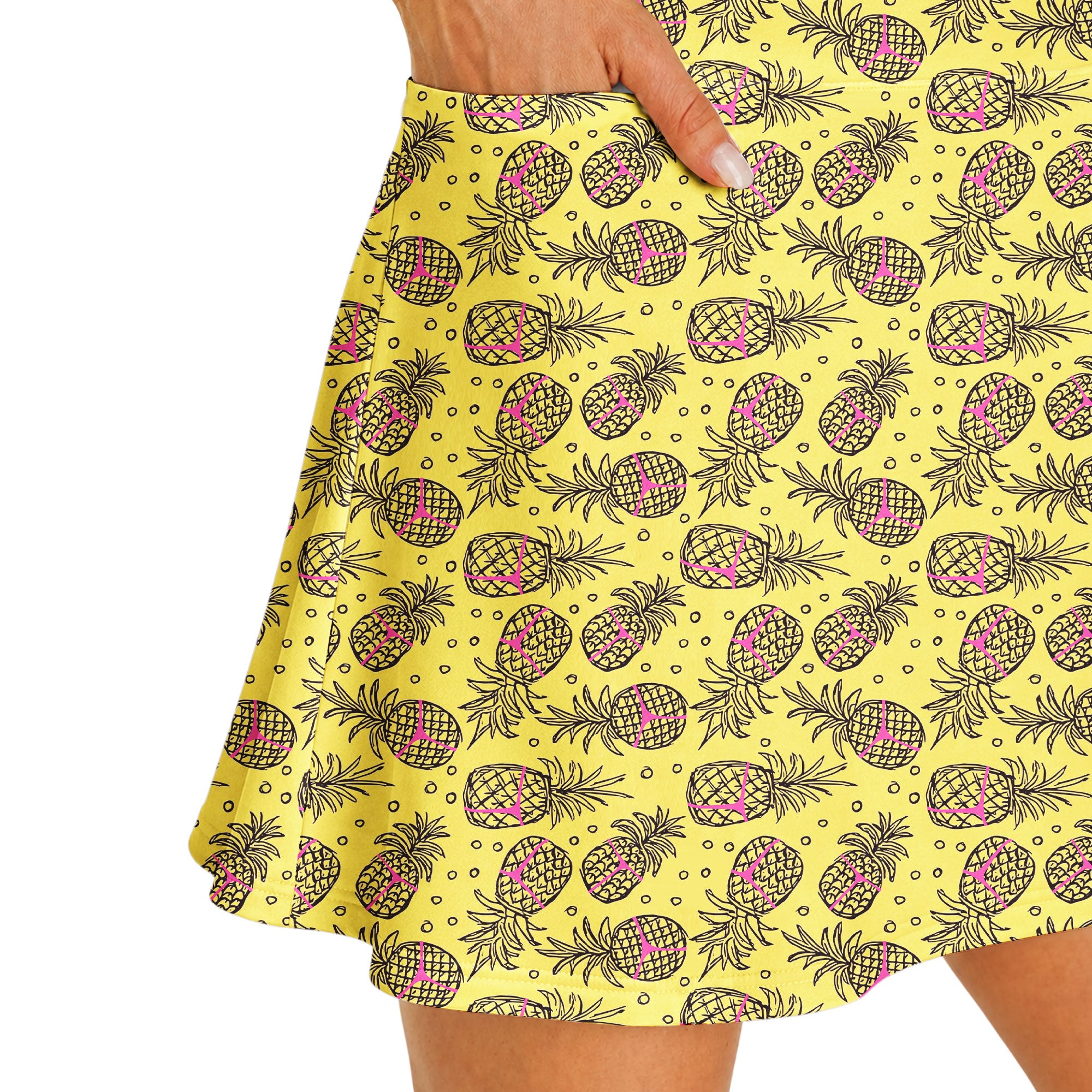 Pineapple Slut Short Sleeve Dress