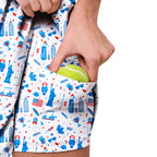 America Golf Short Sleeve Dress