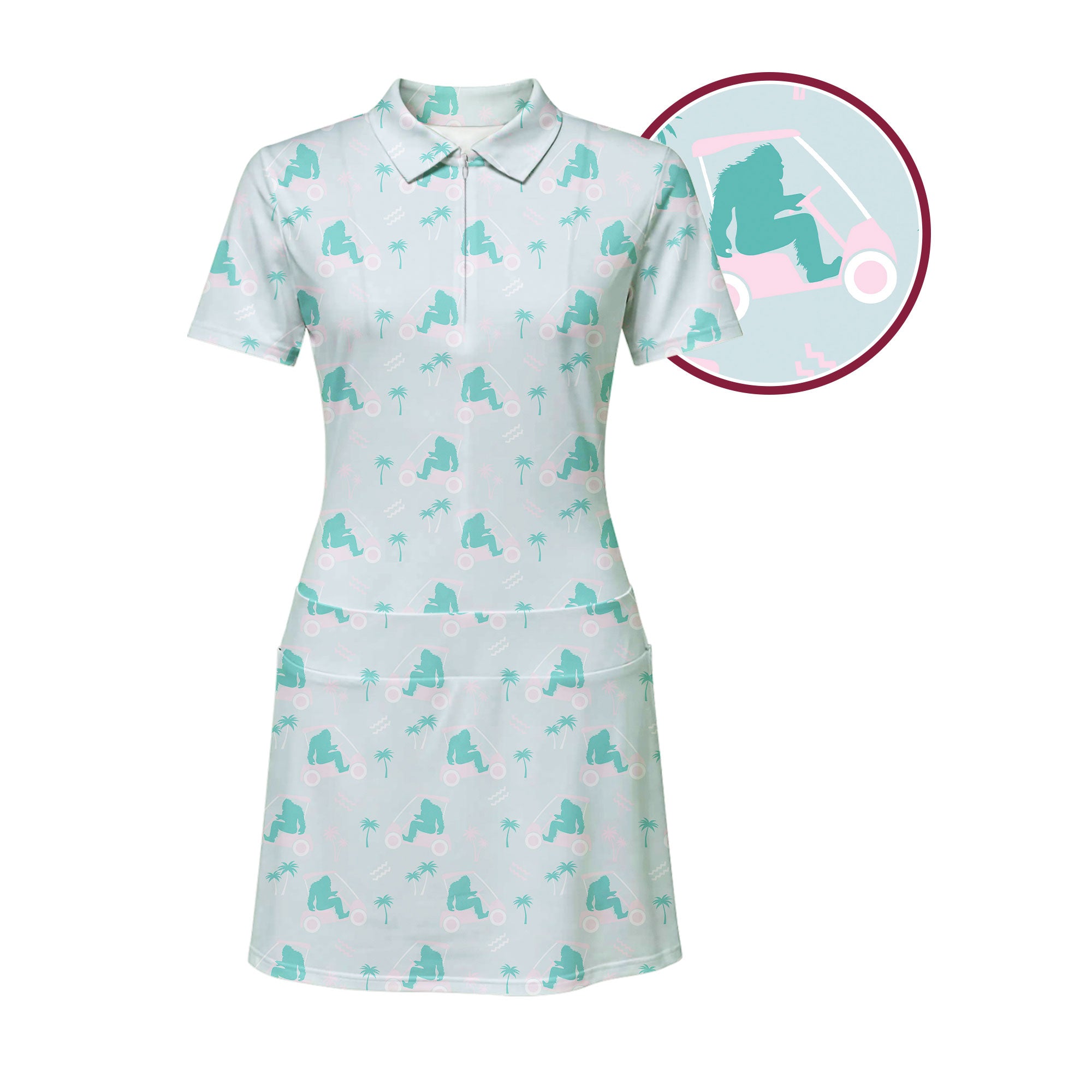 Bigfoot Golf Short Sleeve Dress