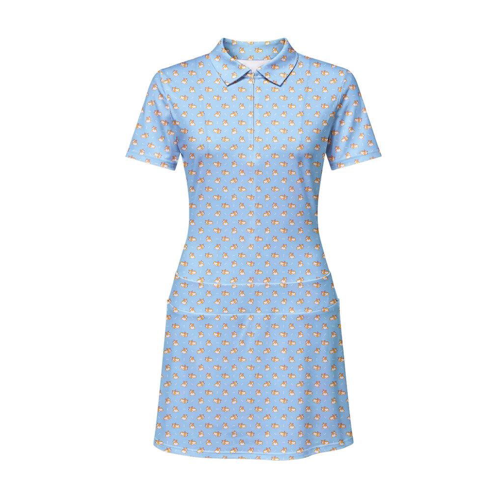 Doggy Style Short Sleeve Dress