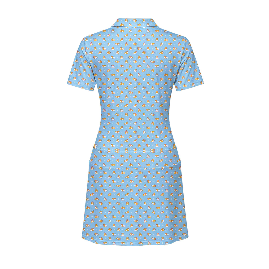Doggy Style Short Sleeve Dress
