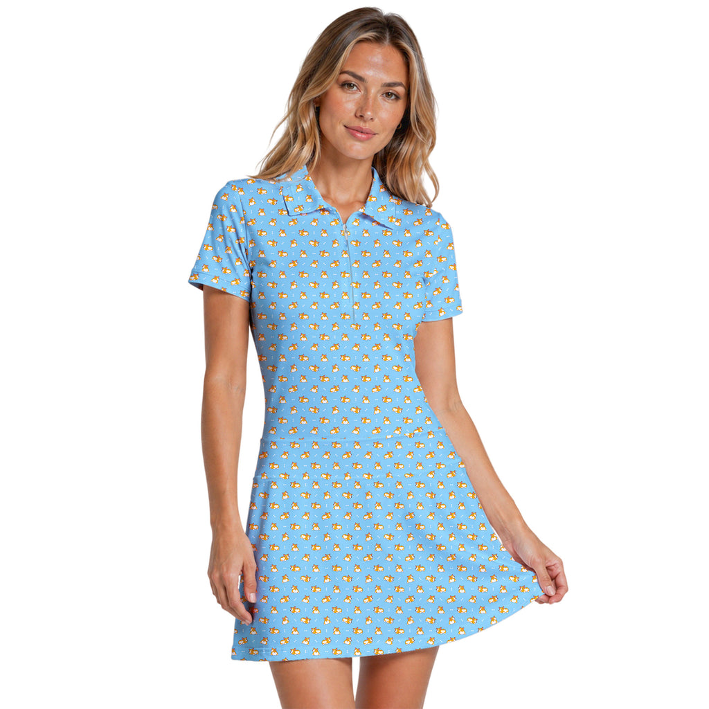 Doggy Style Short Sleeve Dress
