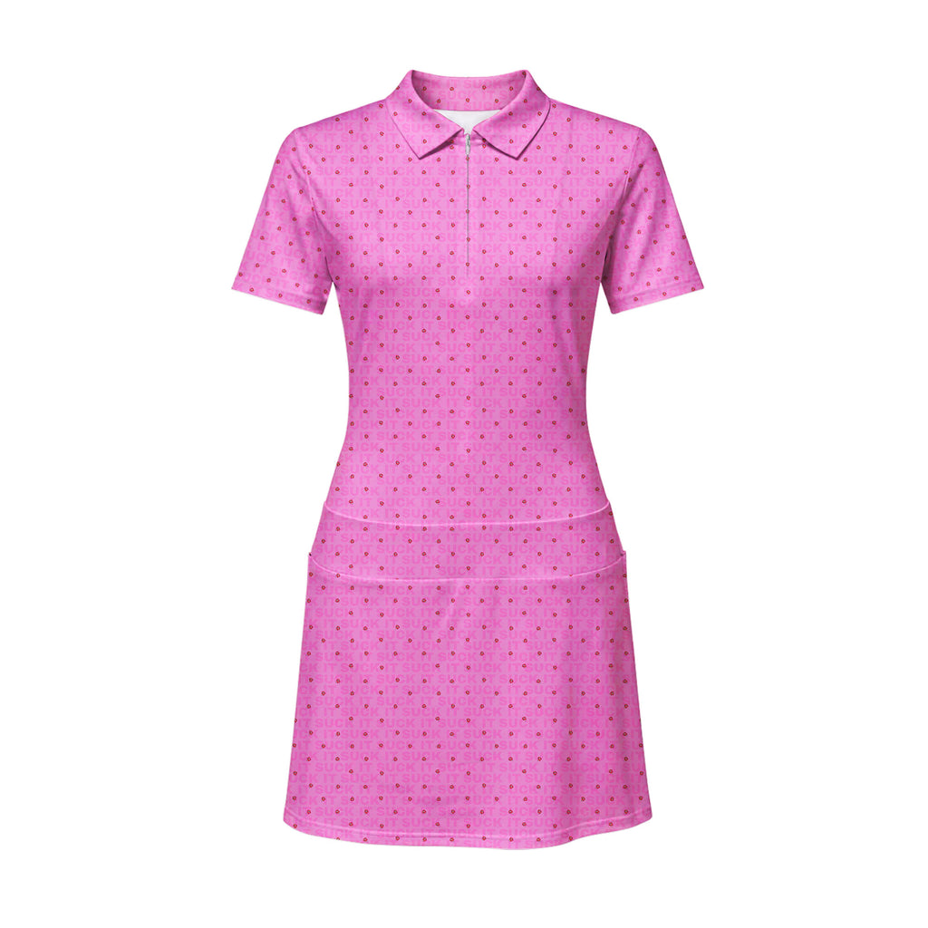 Suck It Short Sleeve Dress
