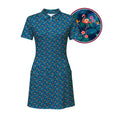 Floral Flamingo Short Sleeve Dress