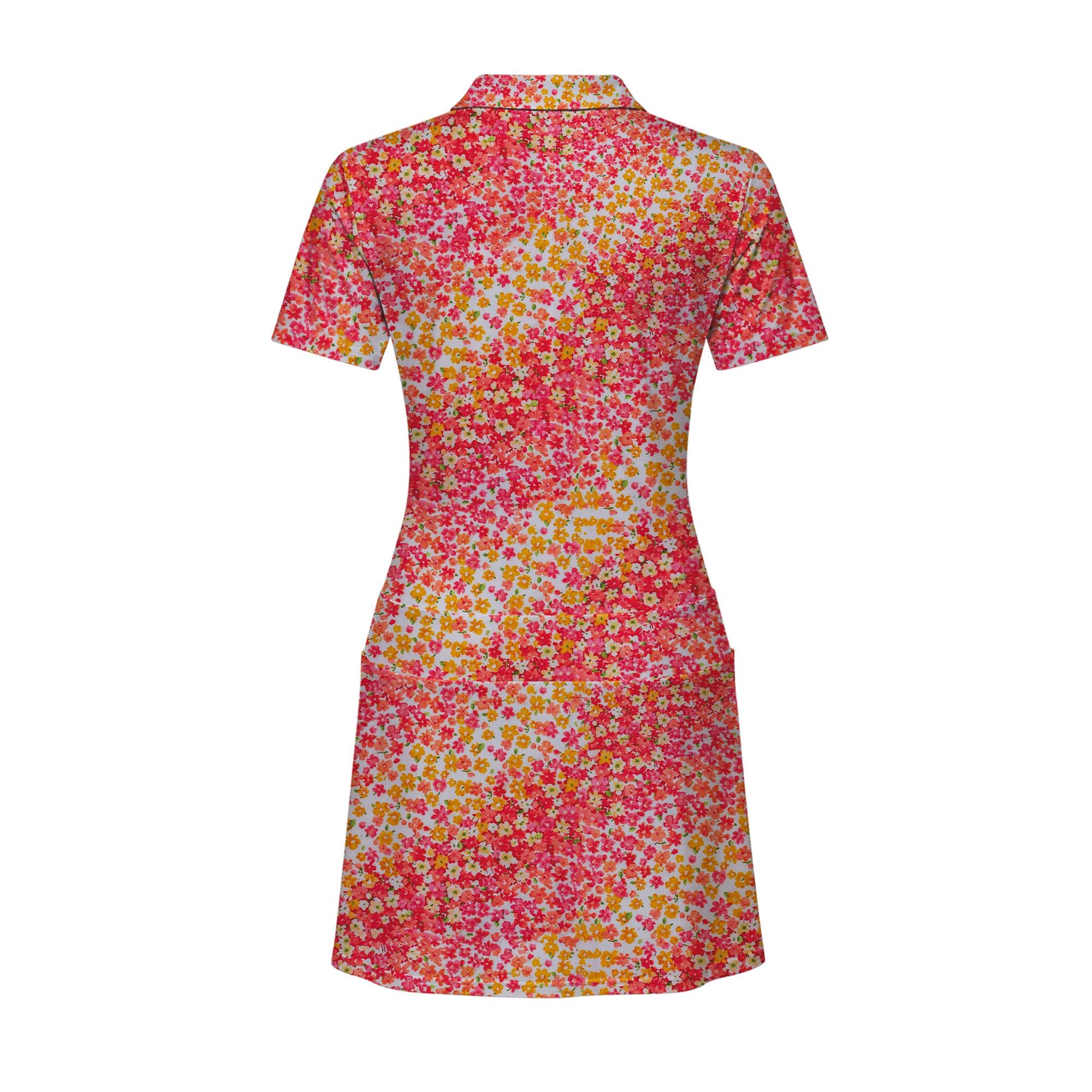 Azaleas Floral Short Sleeve Dress