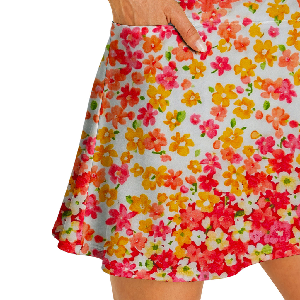 Azaleas Floral Short Sleeve Dress