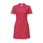 Palmetto Leaf Short Sleeve Dress