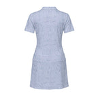 Palmetto Leaf Short Sleeve Dress