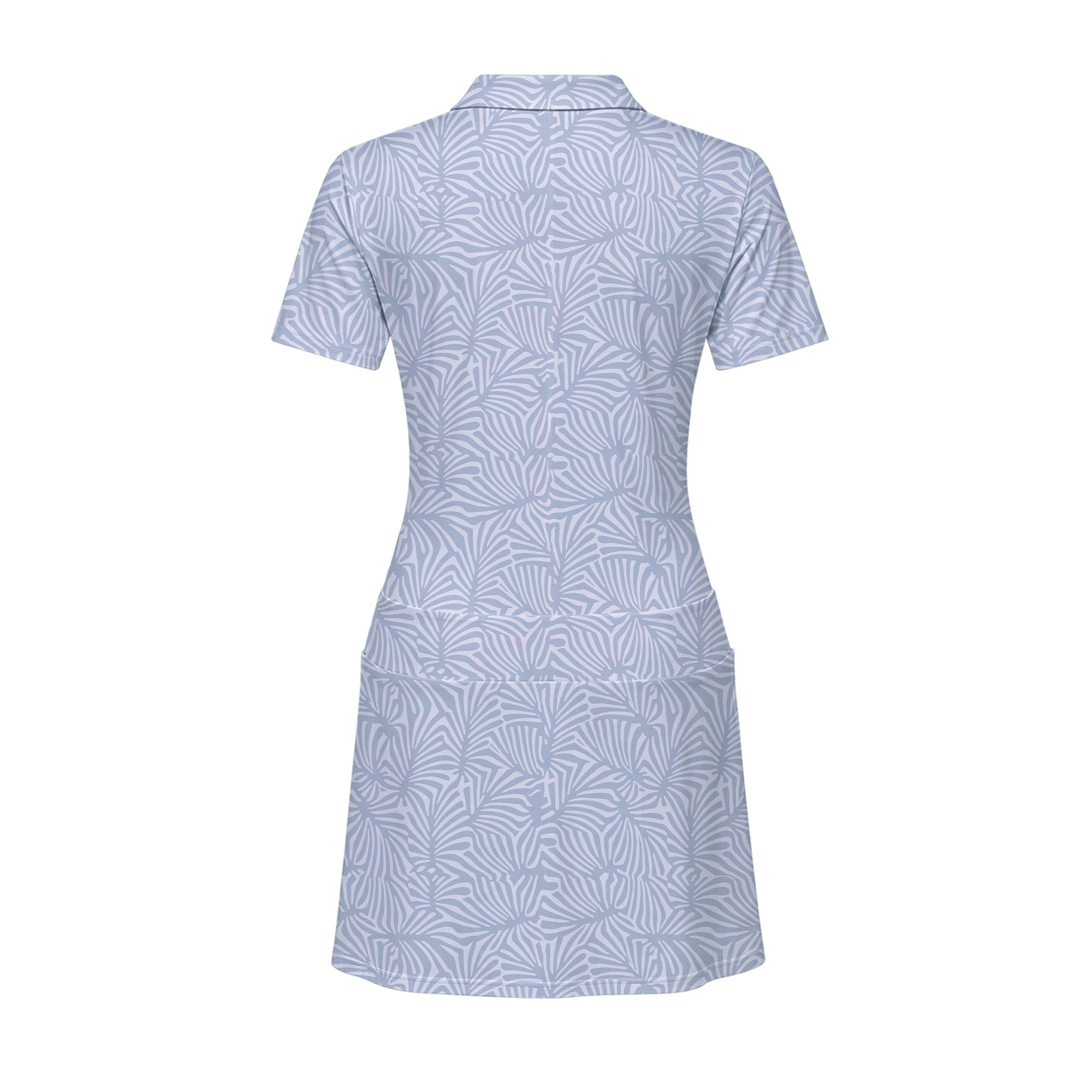Palmetto Leaf Short Sleeve Dress