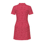 Palmetto Leaf Short Sleeve Dress