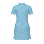 Palmetto Leaf Short Sleeve Dress