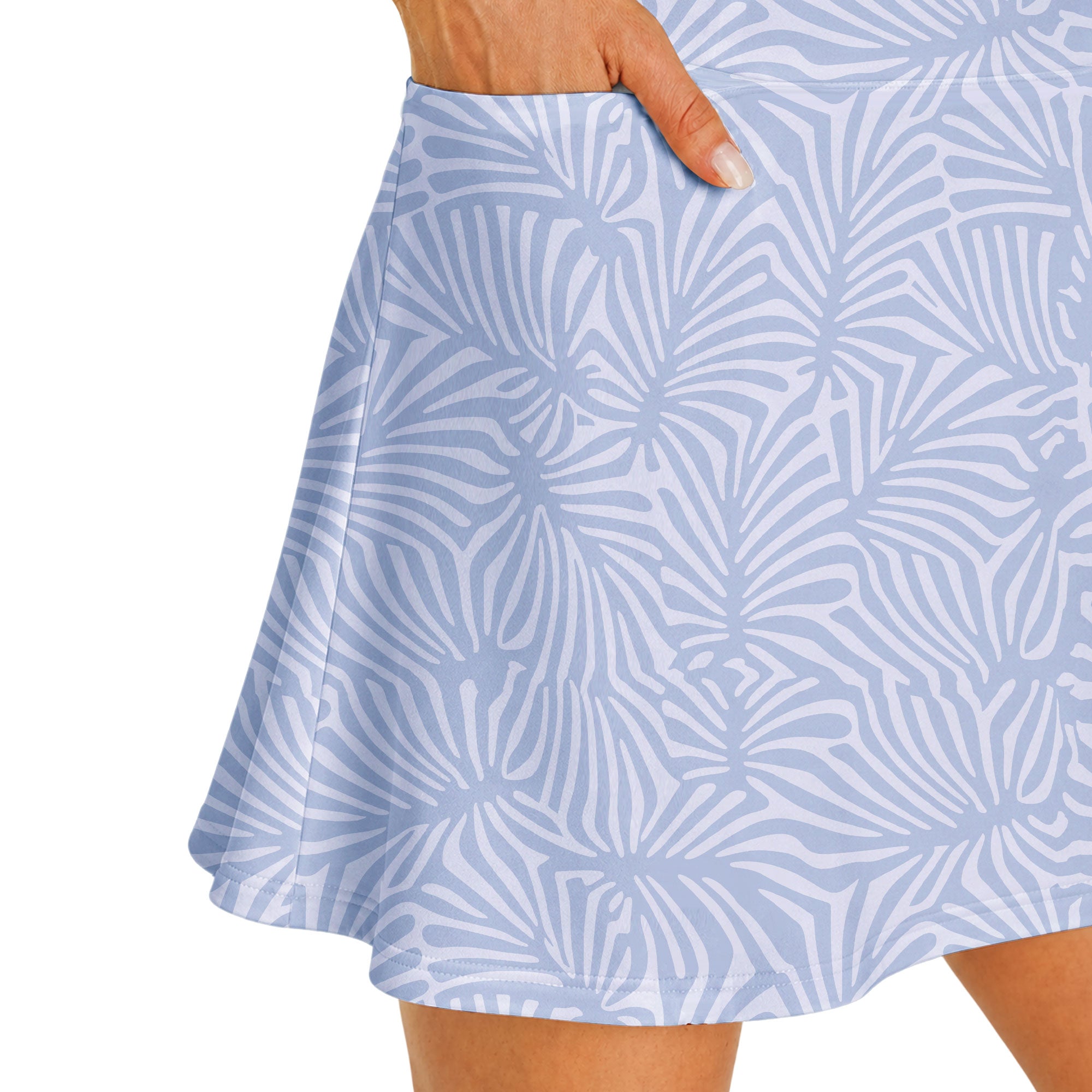 Palmetto Leaf Short Sleeve Dress