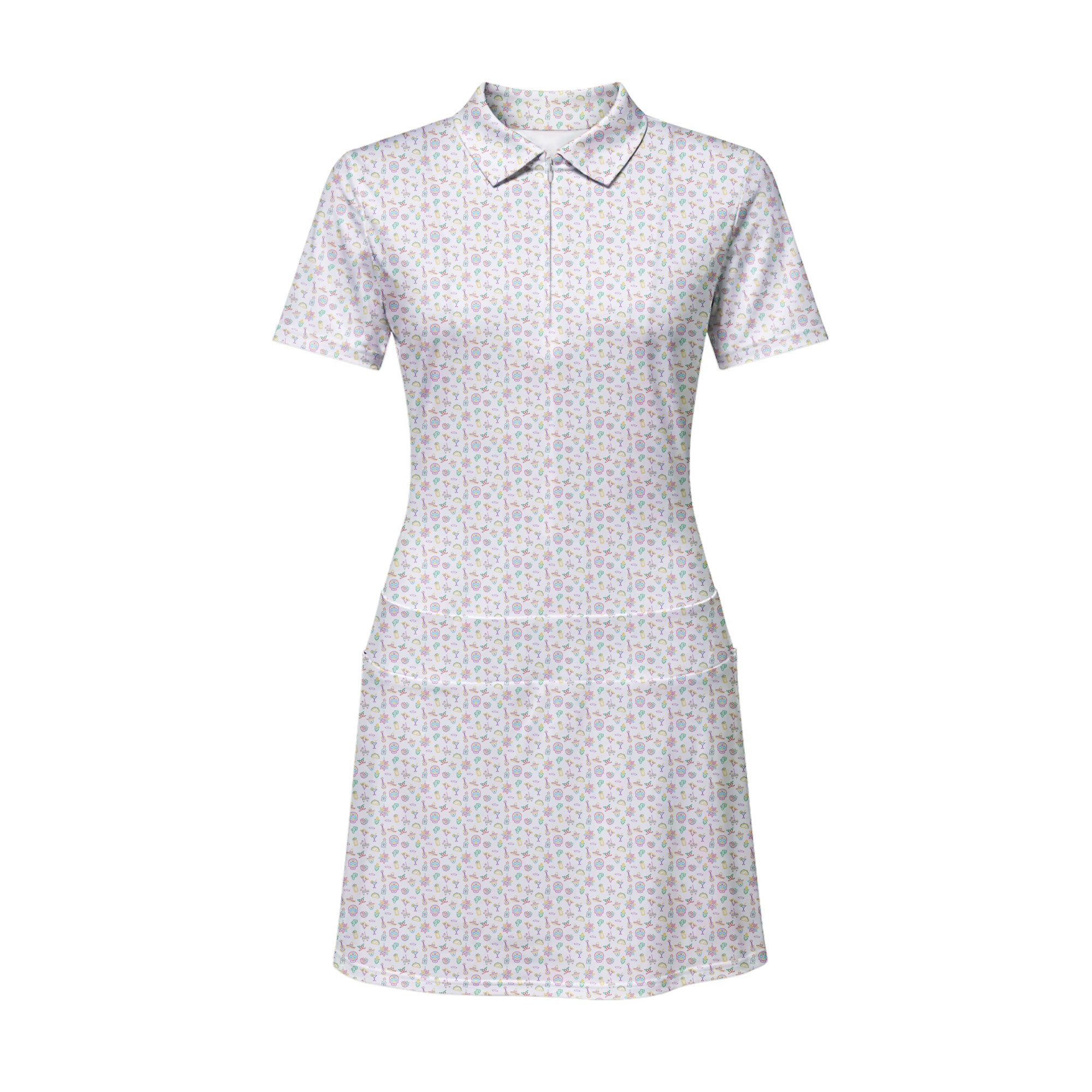 Cinco de Golf Short Sleeve Dress