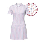 Red, White & Booze Short Sleeve Dress