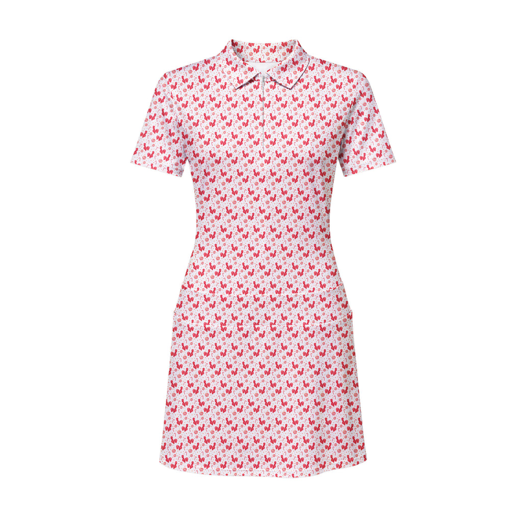 Rooster Lollipop Short Sleeve Dress