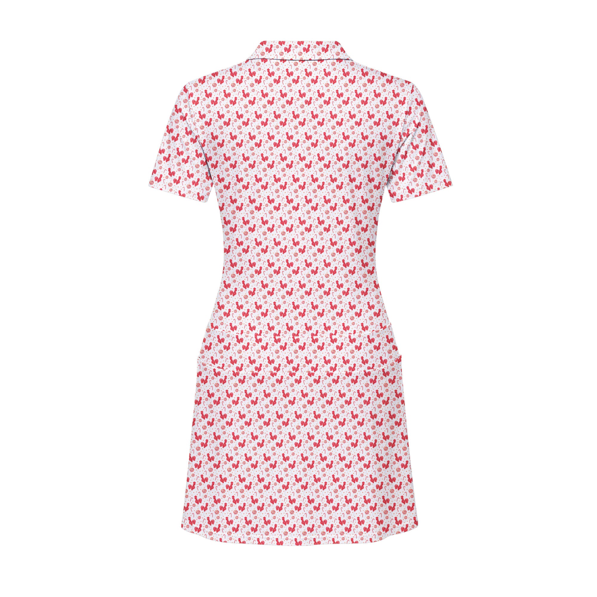 Rooster Lollipop Short Sleeve Dress