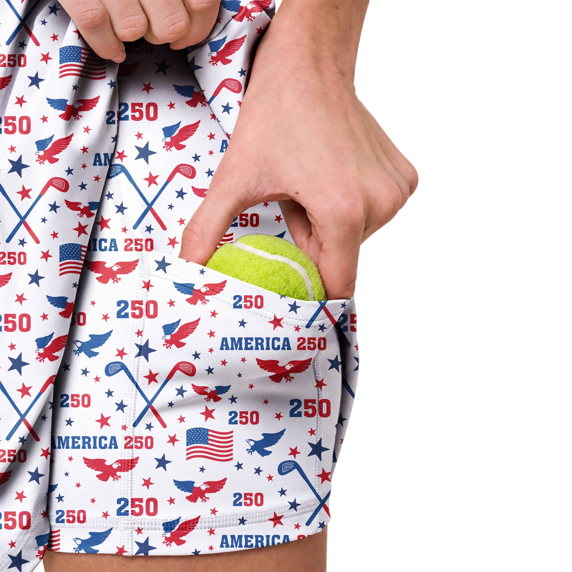 America 250 Fairways Short Sleeve Dress