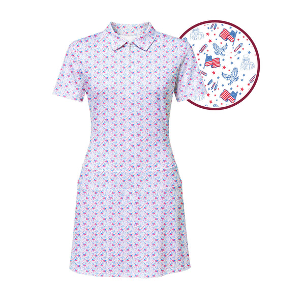 Eagle Spirit Short Sleeve Dress