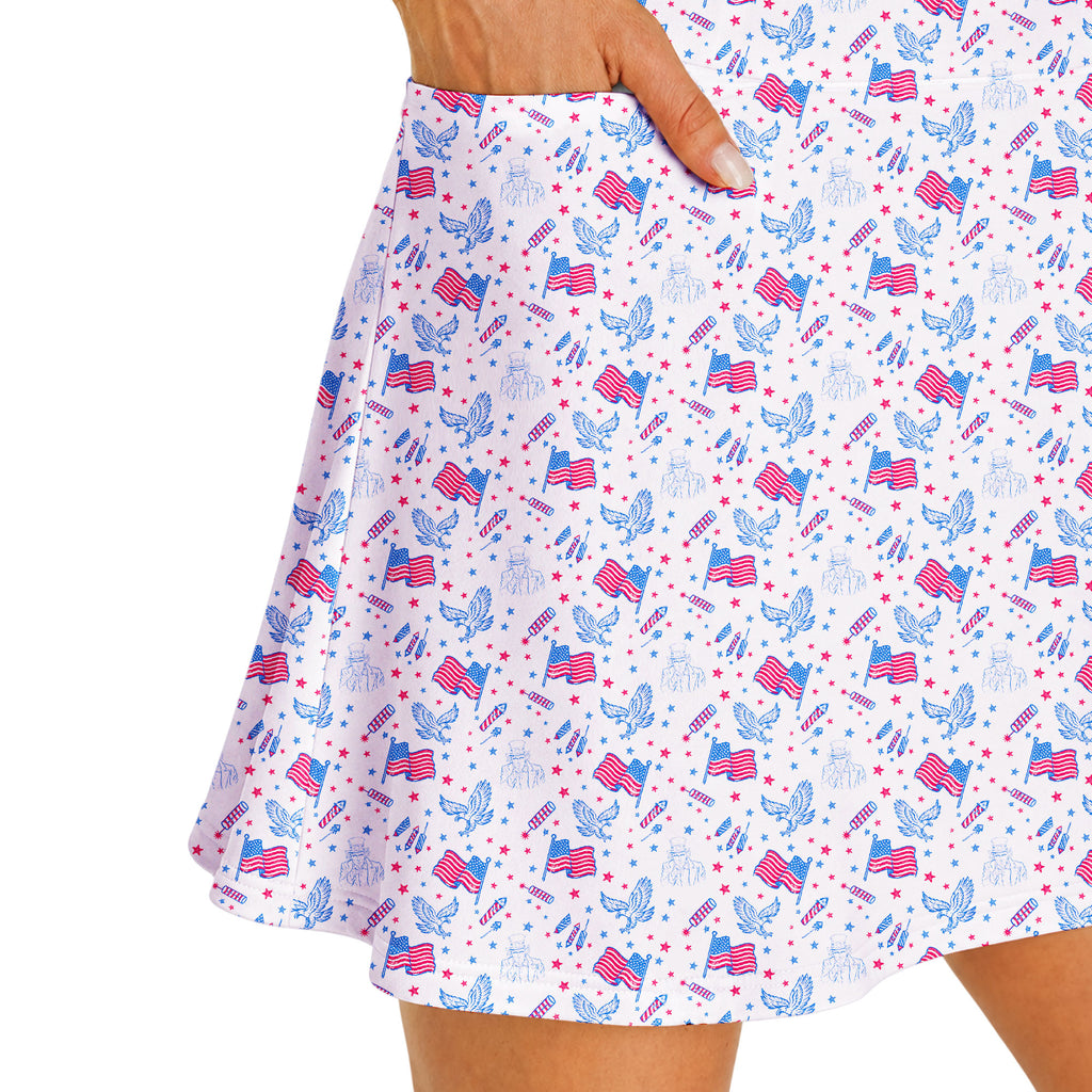Eagle Spirit Short Sleeve Dress