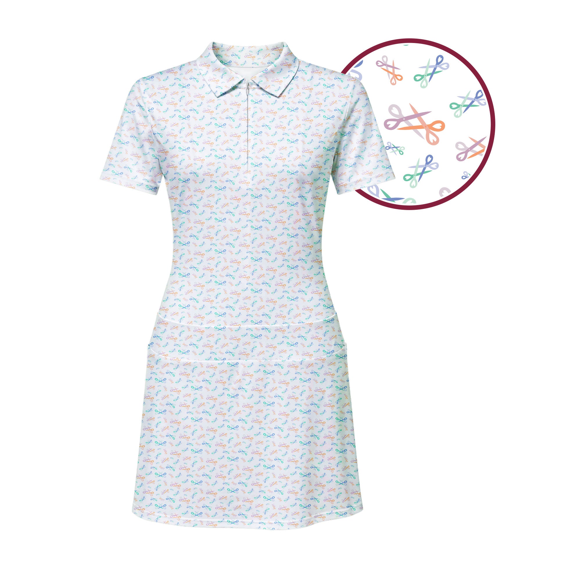 Scissor Sisters Short Sleeve Dress