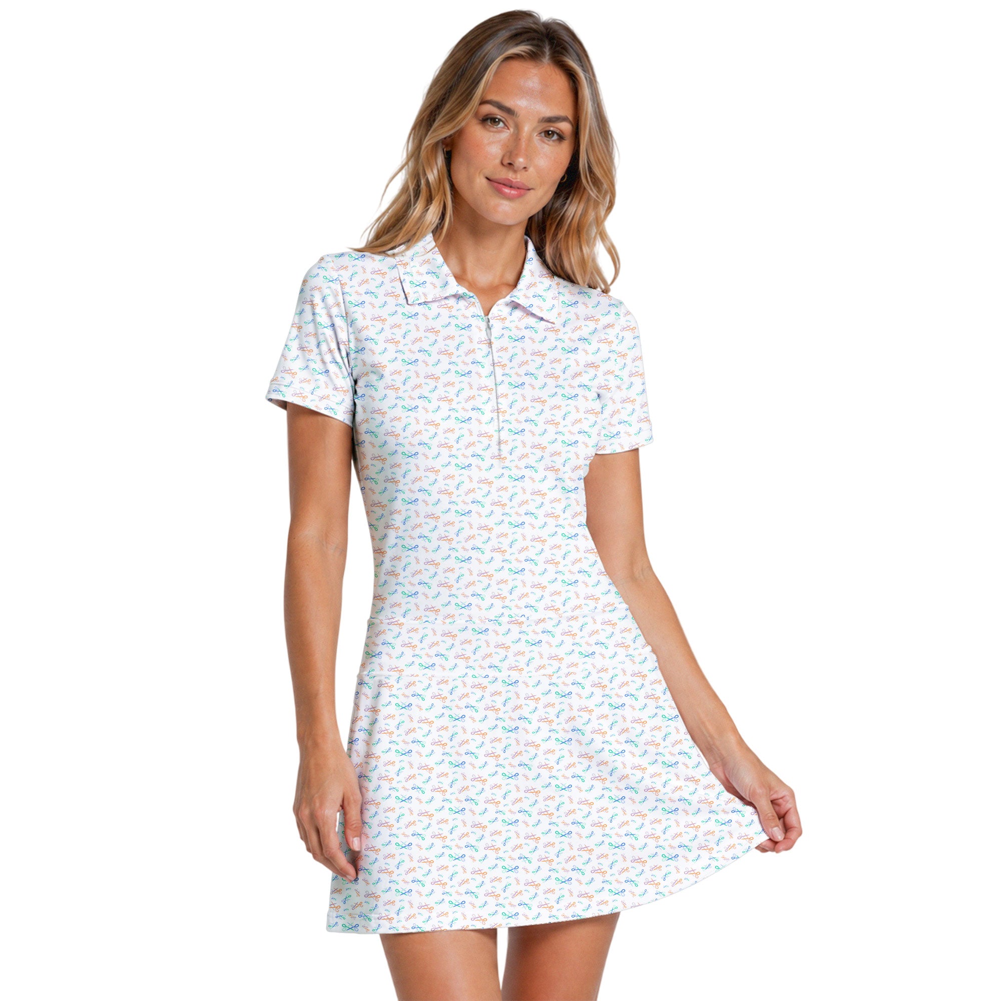 Scissor Sisters Short Sleeve Dress